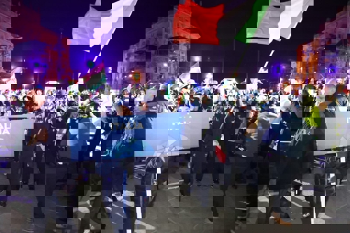 La squadra italiana